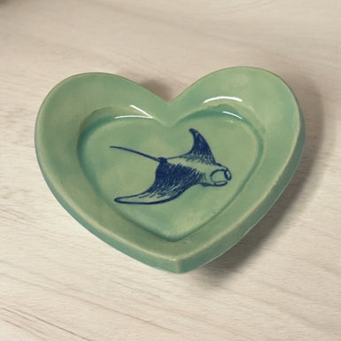 Ray heart ring dish