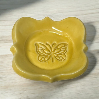 Oops Yellow Butterfly ring dish