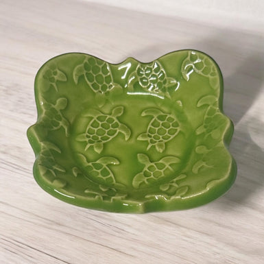 Lime Green turtle ring dish