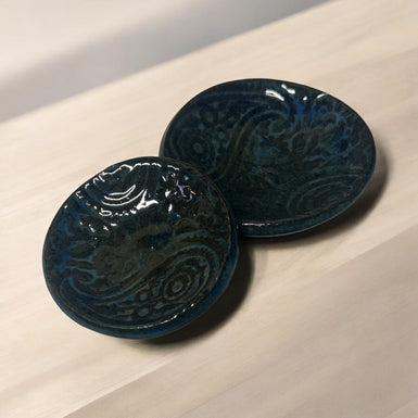 Mini Blue ring dishes set of 2