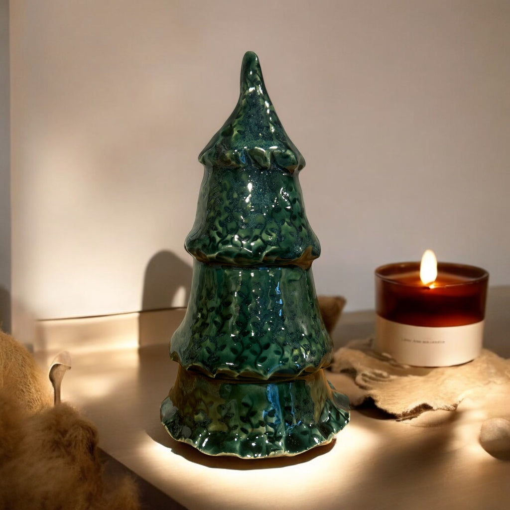 Textured Green Tree – Zulli Pottery