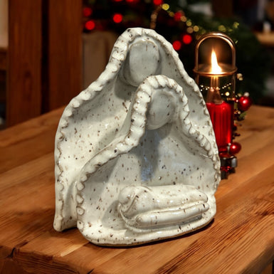 Small White Nativity