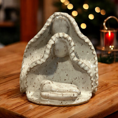 Small White Nativity